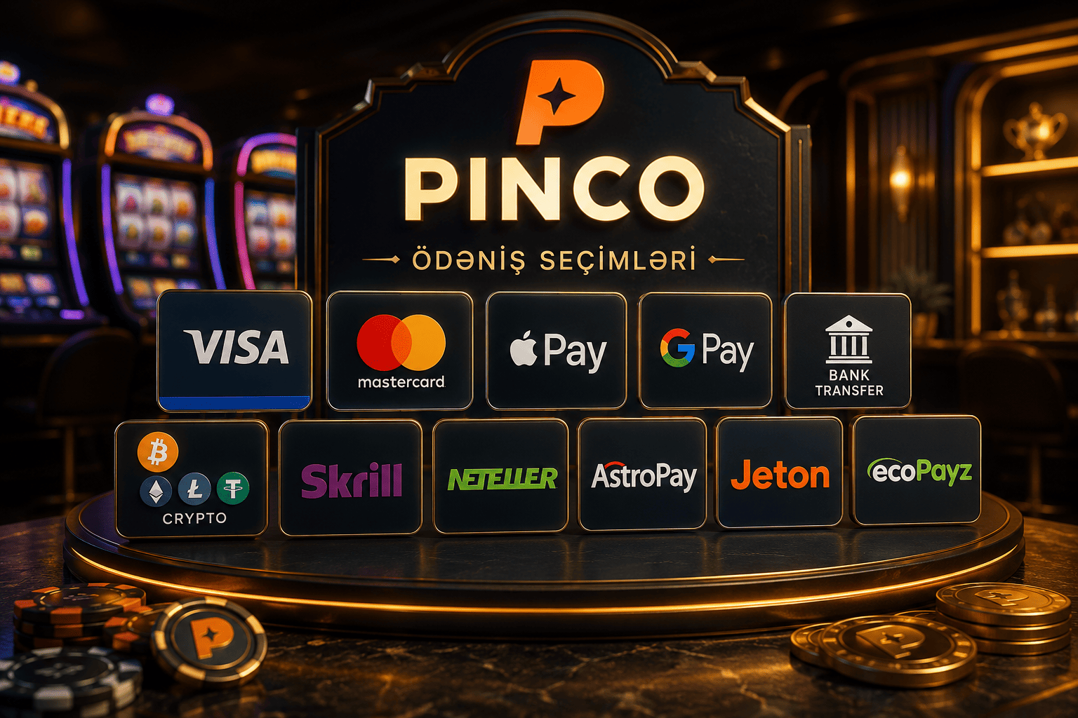 Pinco ödəniş seçimləri